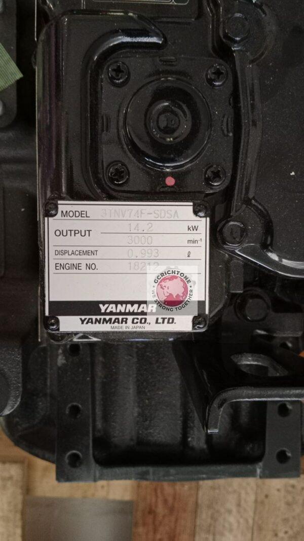 Дизельный двигатель Yanmar 3TNV74F-SDA 2 Дизельный двигатель Yanmar 3TNV74F-SDA